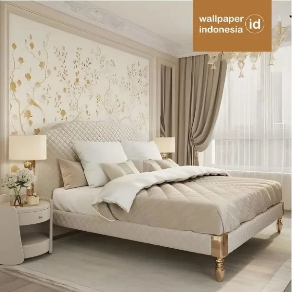 wallpaper kamar tidur mewah