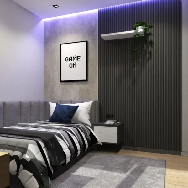 interior kamar tidur cowok