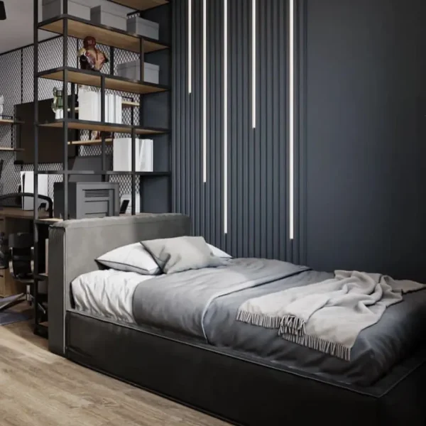 interior kamar tidur cowok